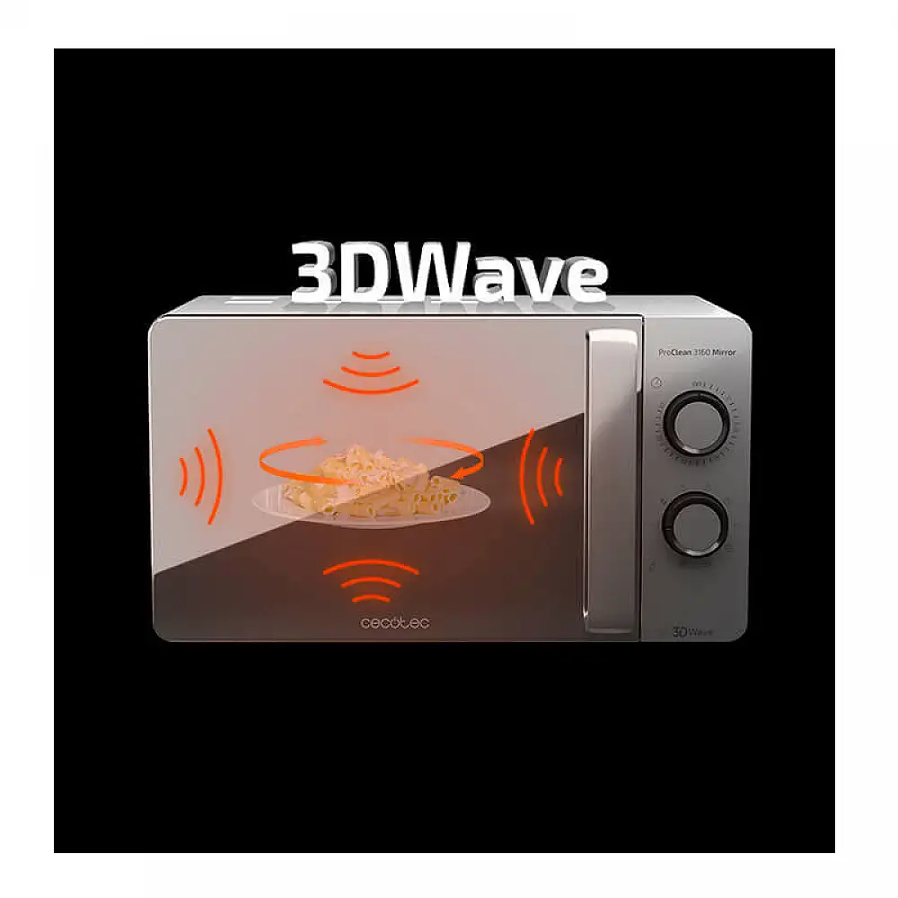 Φούρνος Μικροκυμάτων με Γκριλ 20 Lt 700 W Cecotec ProClean 3160 Mirror CEC-01531