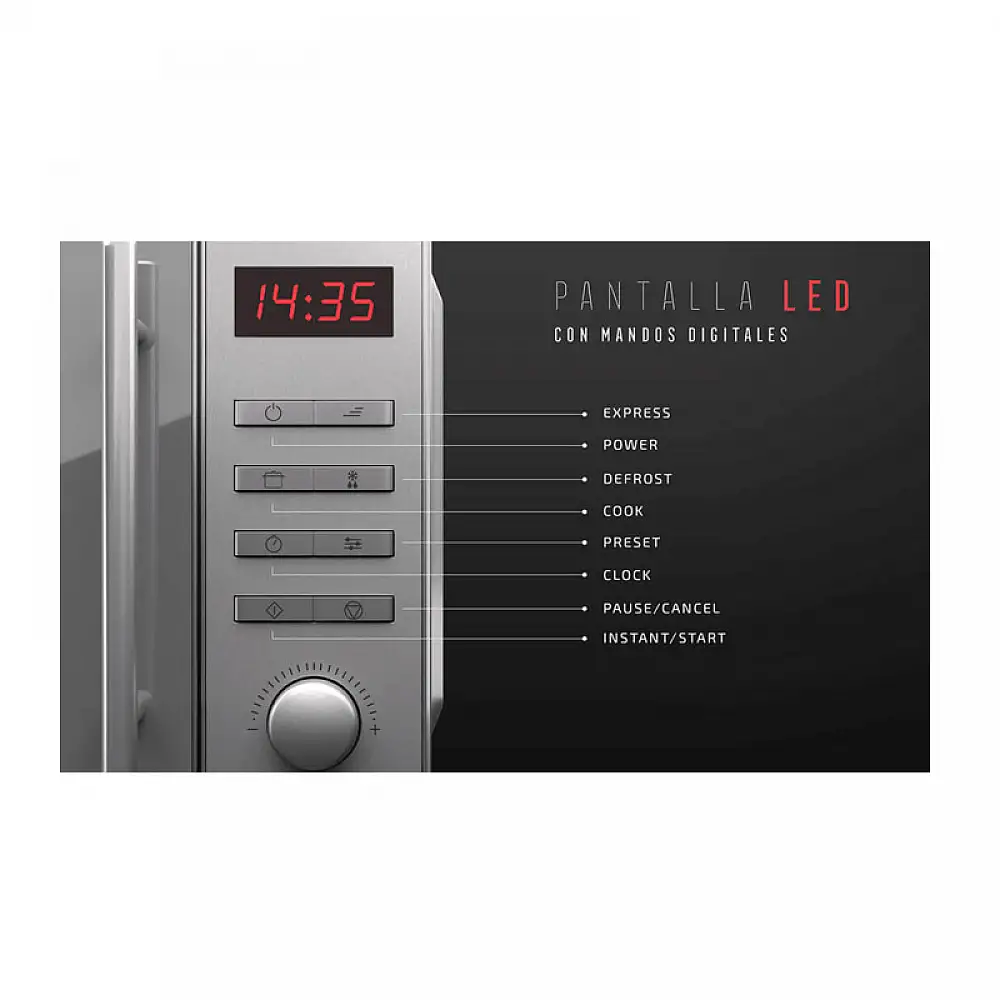 Φούρνος Μικροκυμάτων 20 Lt 700 W Cecotec ProClean 5020 Mirror CEC-01532