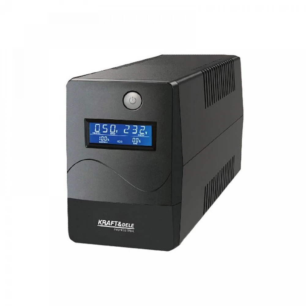 UPS με LCD Οθόνη 1000 VA 600 W Kraft&Dele KD-1928