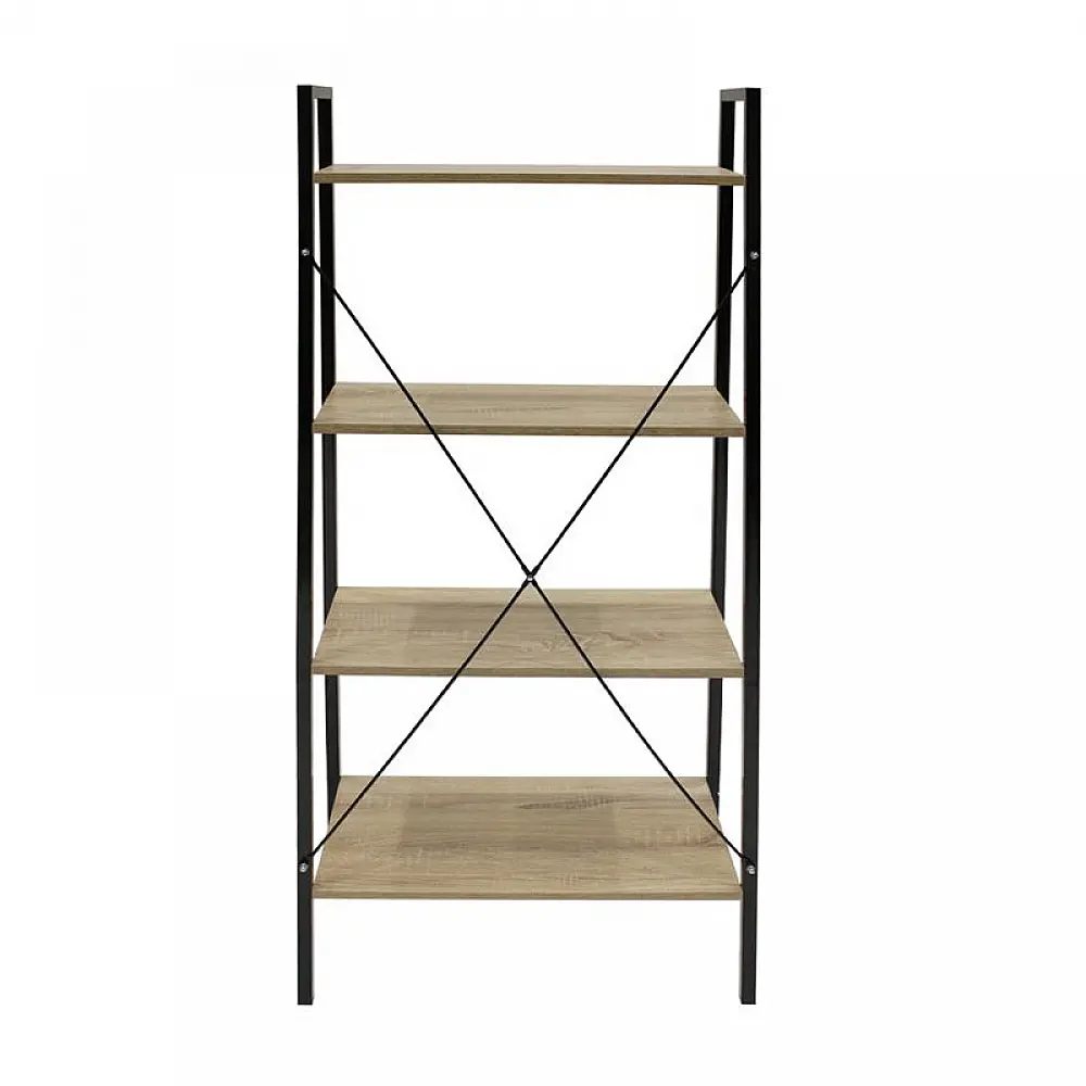 Μεταλλική Βιβλιοθήκη με 4 Ράφια 60 x 32.5 x 148 cm Home Deco Factory HD6429