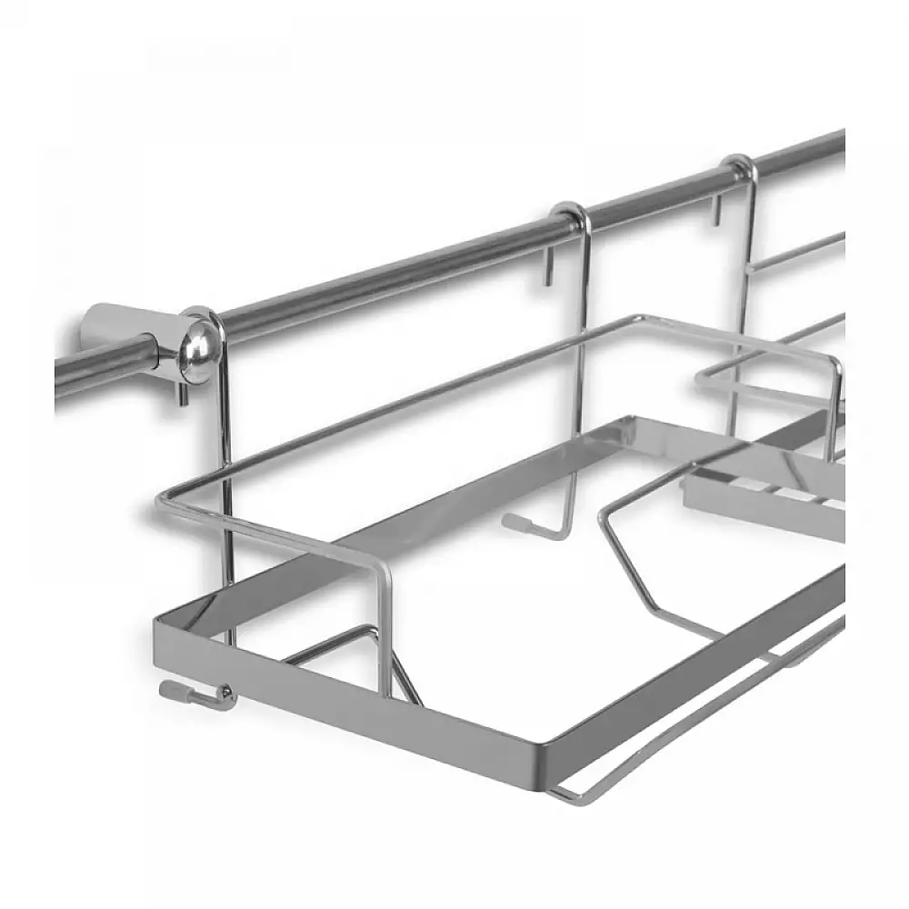 Σετ Μεταλλικά Ράφια Κουζίνας Χρώματος Ασημί 16 τμχ Edenberg EB-8515