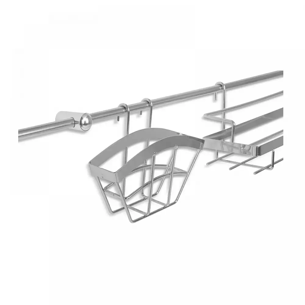 Σετ Μεταλλικά Ράφια Κουζίνας Χρώματος Ασημί 16 τμχ Edenberg EB-8515