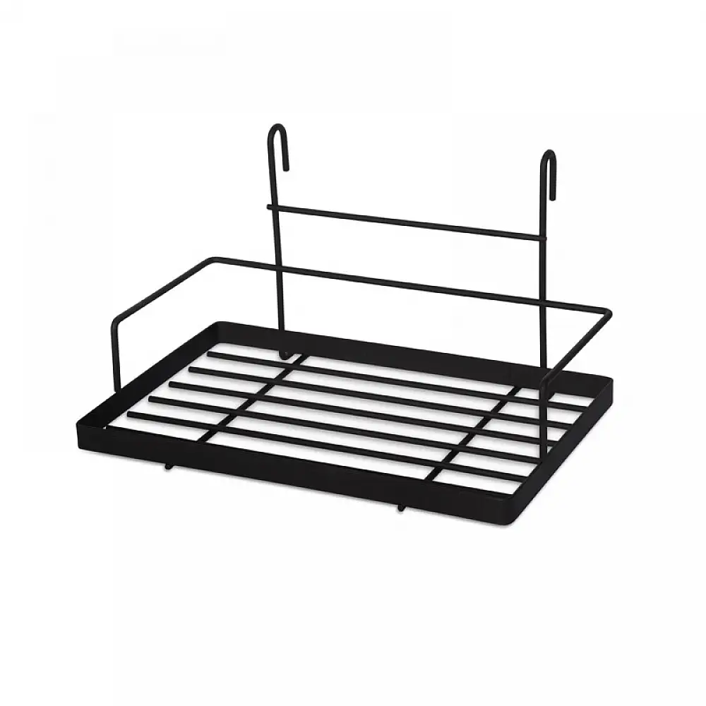 Σετ Μεταλλικά Ράφια Κουζίνας Χρώματος Μαύρο 16 τμχ Edenberg EB-8516