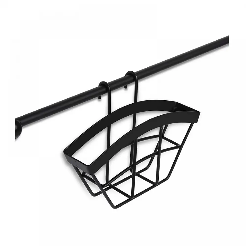 Σετ Μεταλλικά Ράφια Κουζίνας Χρώματος Μαύρο 16 τμχ Edenberg EB-8516