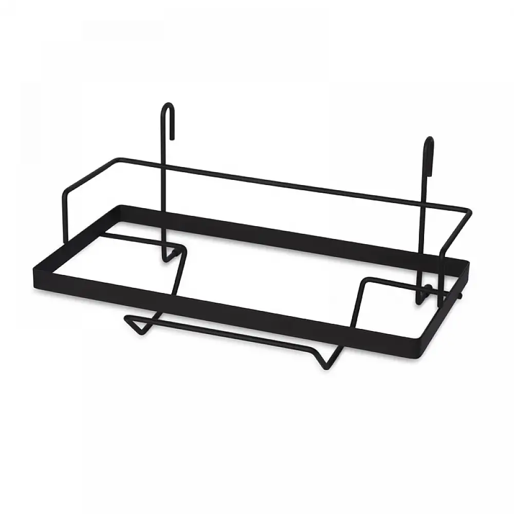 Σετ Μεταλλικά Ράφια Κουζίνας Χρώματος Μαύρο 16 τμχ Edenberg EB-8516