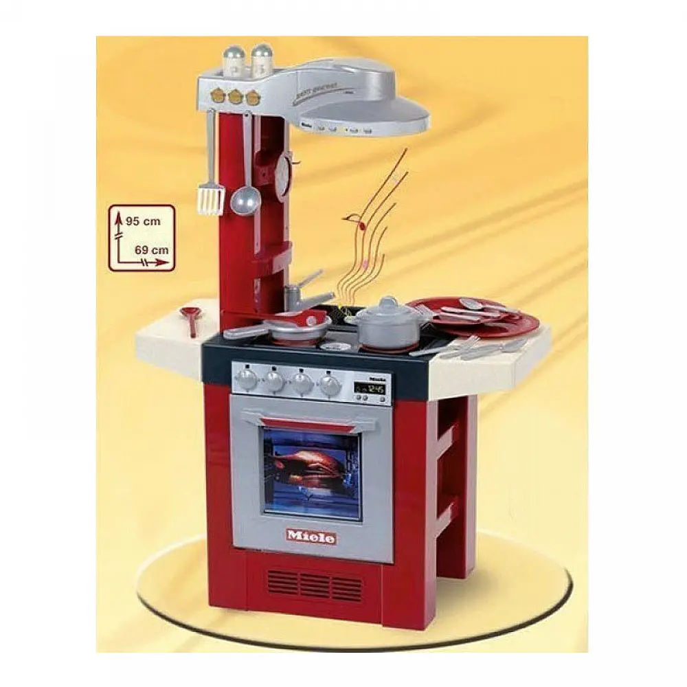 Παιδική Κουζίνα 69 x 33 x 95 cm με Αξεσουάρ Miele Petit Gourmet Klein 9092