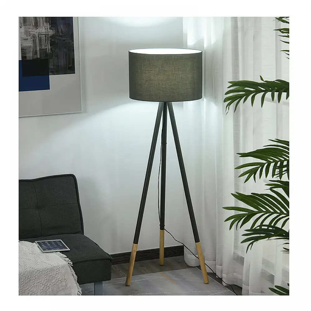 Τρίποδο Φωτιστικό Δαπέδου E27 40 W 52 x 52 x 123 cm HOMCOM B31-212V90