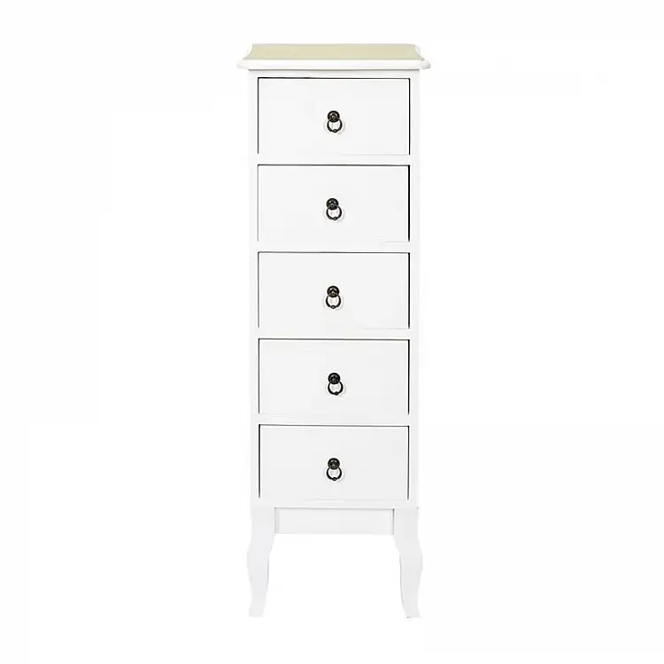 Ξύλινη Συρταριέρα με 5 Συρτάρια 34 x 30 x 100 cm Home Deco Factory HD68221