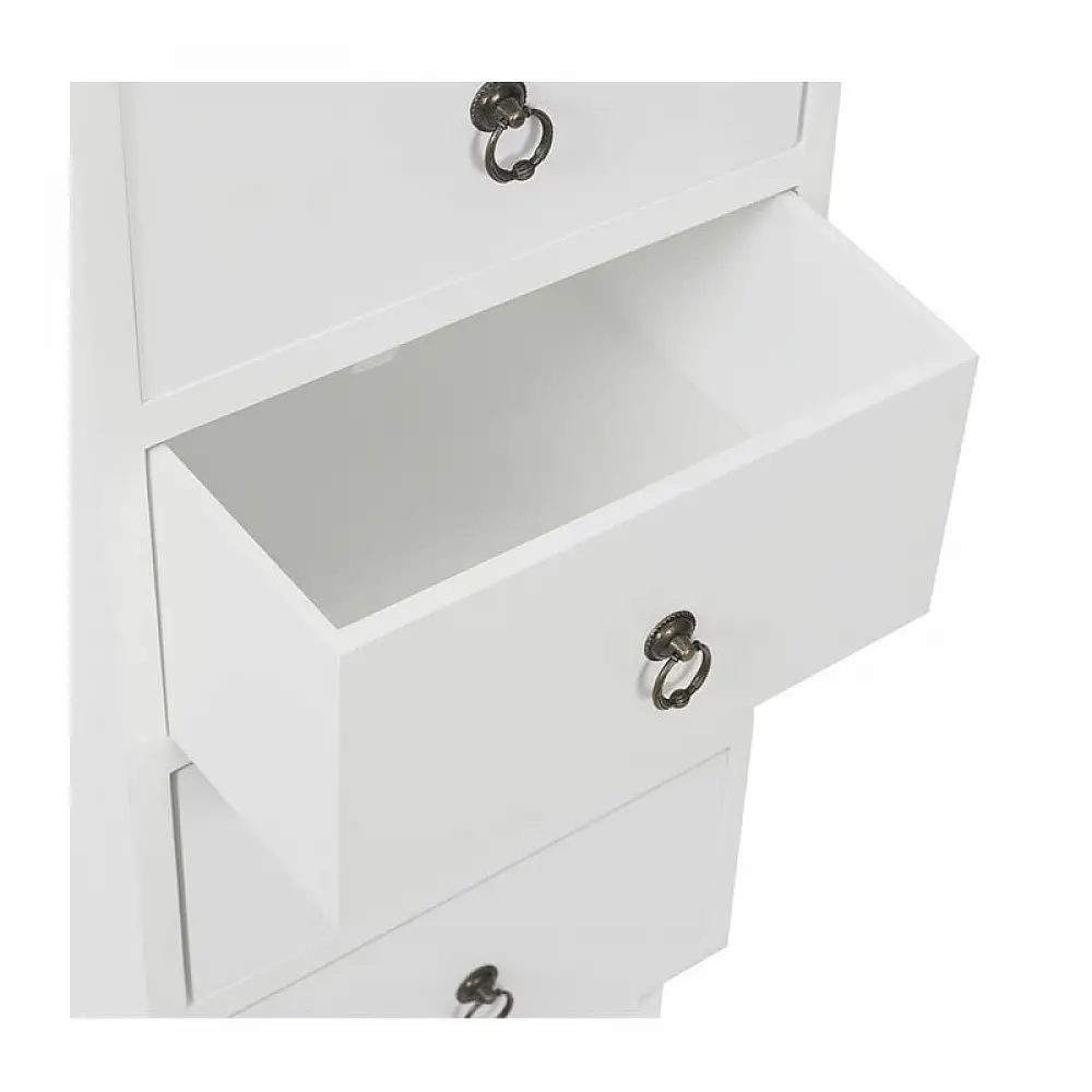 Ξύλινη Συρταριέρα με 5 Συρτάρια 34 x 30 x 100 cm Home Deco Factory HD68221