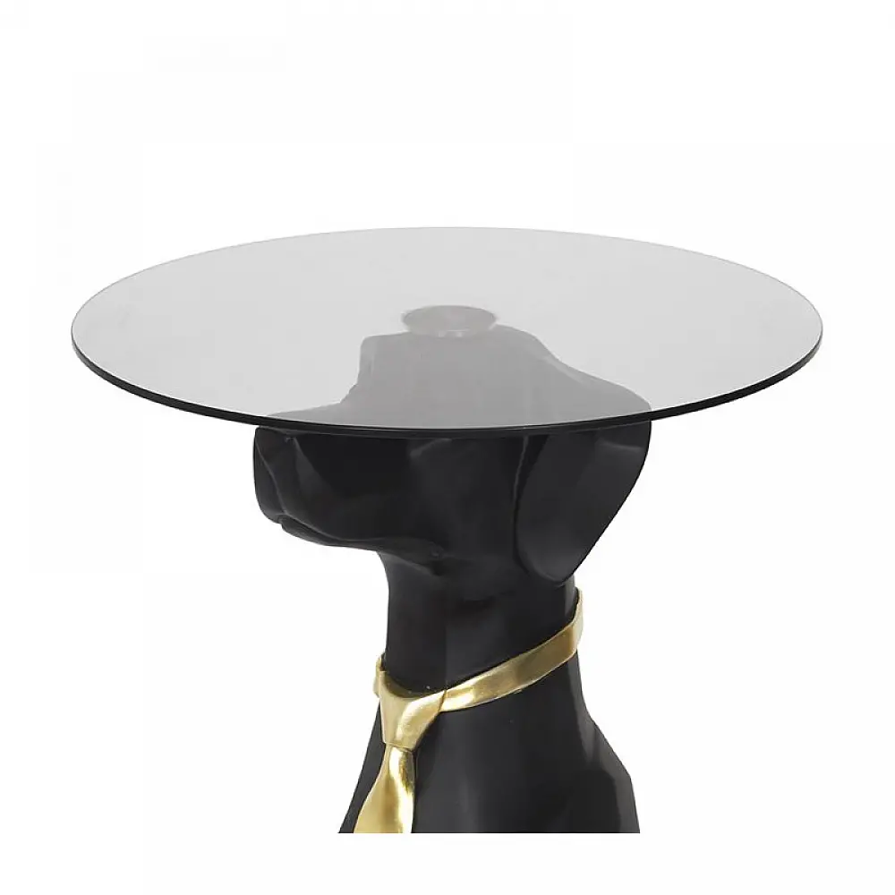 Βοηθητικό Στρογγυλό Τραπεζάκι Σκύλος 15 x 66 cm Home Deco Factory HD1303