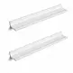 Σετ Επιτοίχια Ξύλινα Ράφια 60 x 10 x 5 cm 2 τμχ Songmics LWS60WT