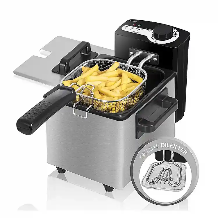 Φριτέζα με Φίλτρο Καθαρισμού Λαδιού Cecotec CleanFry 1.5L CEC-03031