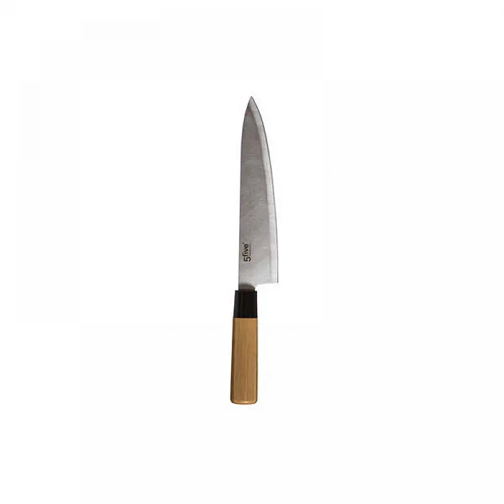 Σετ Ξύλινη Επιφάνεια Κοπής από Μπαμπού με 3 Μαχαίρια 4 τμχ 5Five Simply Smart 151484