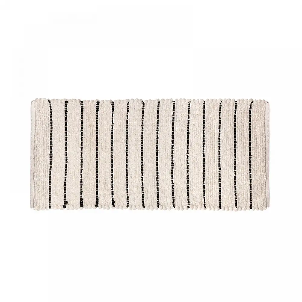 Βαμβακερό Χαλάκι Μπάνιου Ριγέ 120 x 50 x 2 cm 5Five Simply Smart 174726