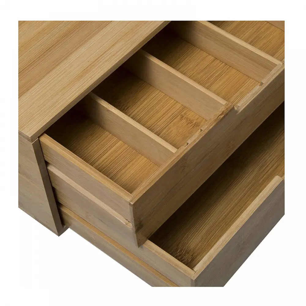 Ξύλινος Διοργανωτής με 2 Συρτάρια για Κάψουλες Καφέ 34 x 34 x 14.5 cm 5Five Simply Smart 179601
