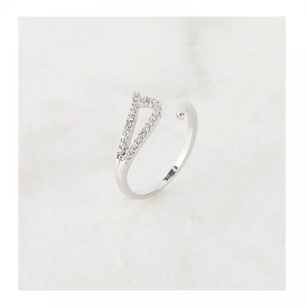 Δαχτυλίδι Alevine Jewellery Lea με Πέτρες Ζιργκόν 8720604880052