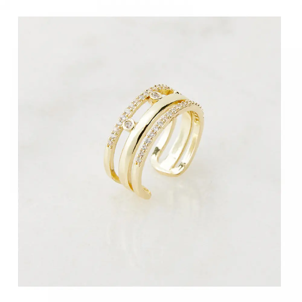 Δαχτυλίδι Alevine Jewellery Olivia με Πέτρες Ζιργκόν 8720604880038