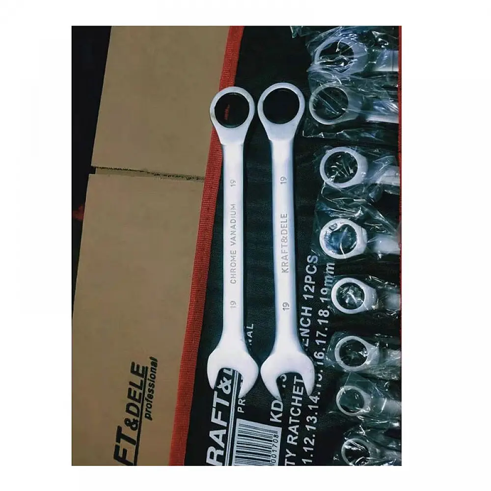 Σετ Γερμανοπολύγωνα Καστάνιας 8-19 mm 12 τμχ Kraft&Dele KD-11301