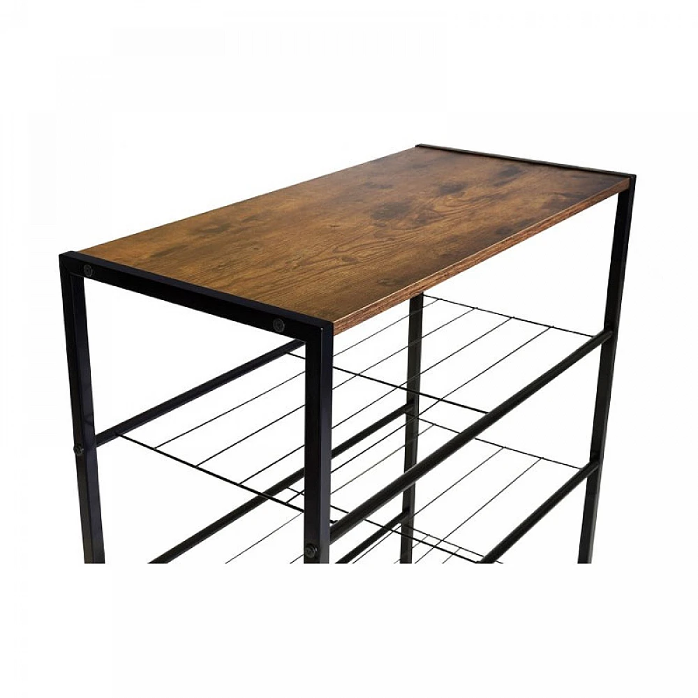 Μεταλλική Παπουτσοθήκη με 4 Ράφια Elize 63 x 30 x 80 cm Idomya 30087305