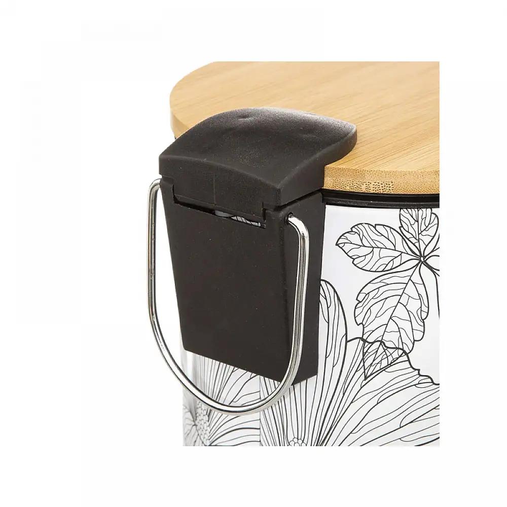 Κάδος Απορριμμάτων Χαρτοδοχείο 3 Lt Blackflora 5Five Simply Smart 174692A