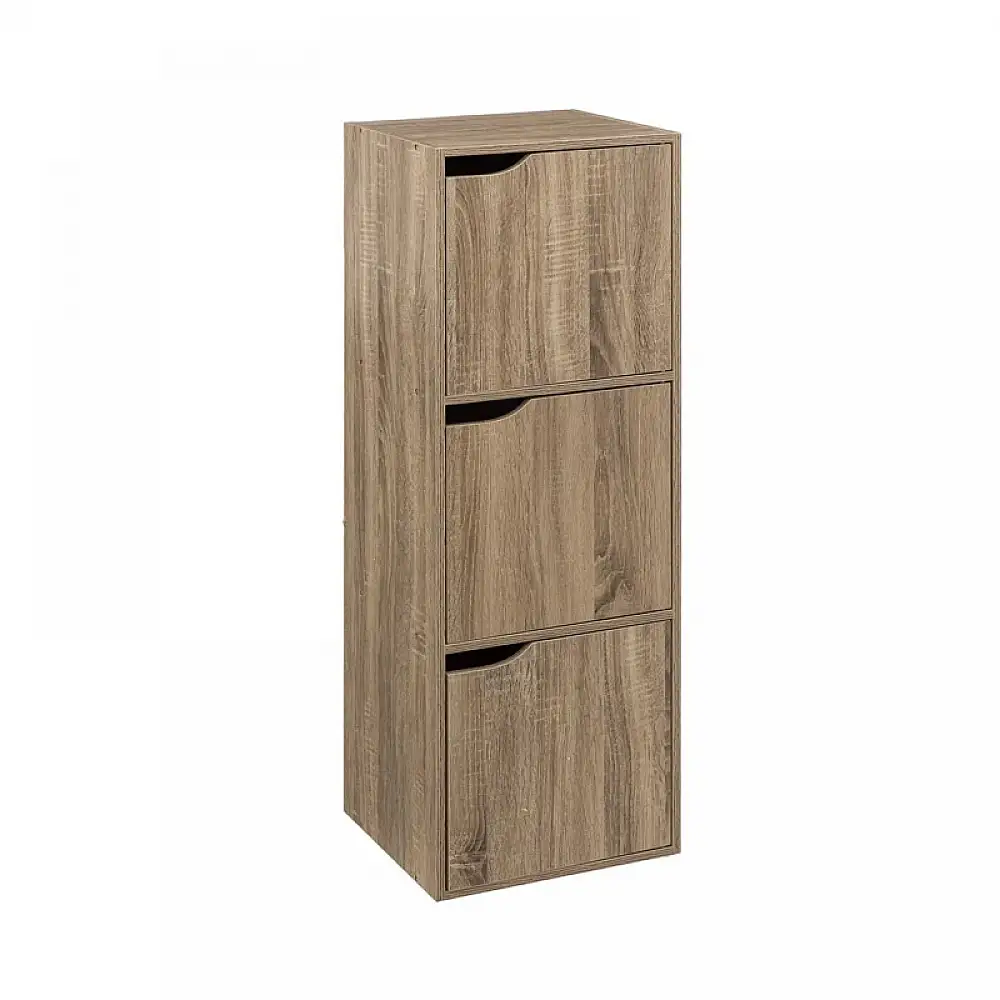 Ξύλινη Εταζέρα με 3 Ντουλάπια 34.5 x 32 x 100.5 cm 5Five Simply Smart 181271