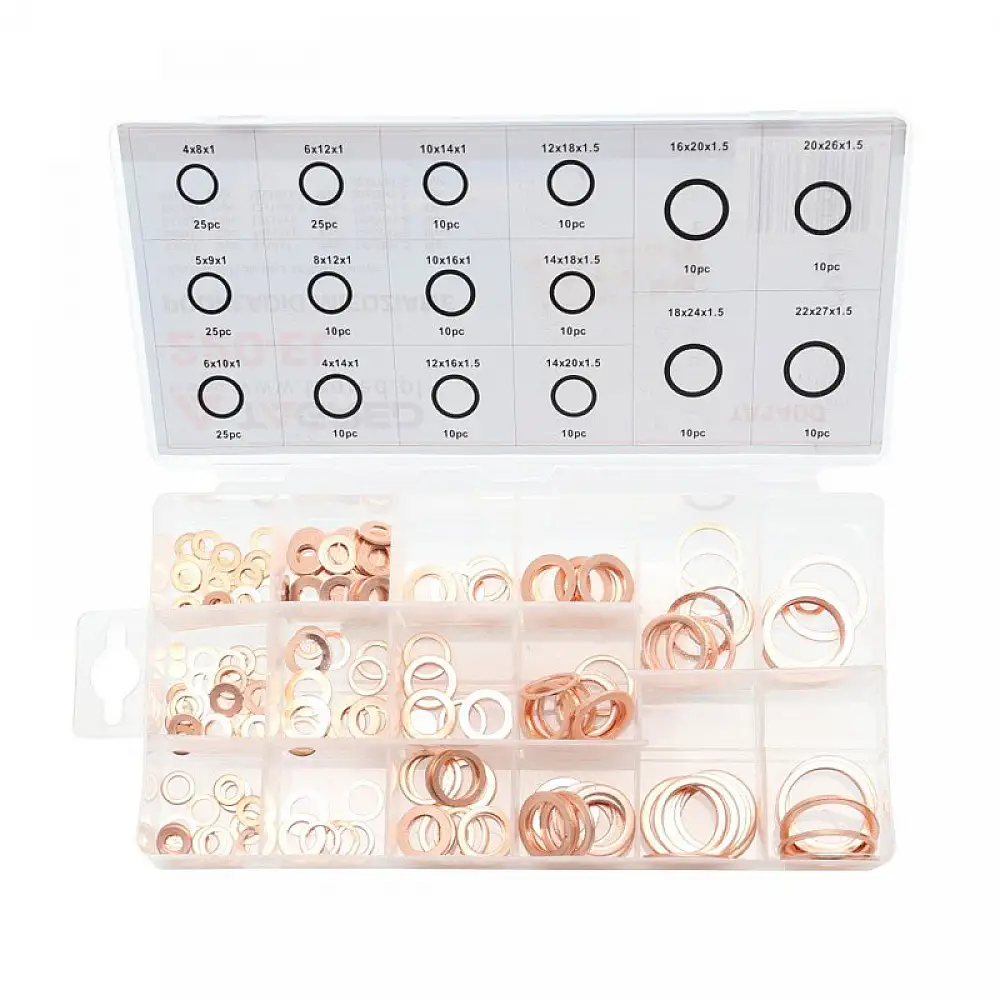 Σετ Ροδέλες Χαλκού 220 τμχ TAGRED TA1400