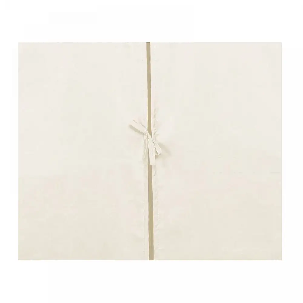 Μεταλλική Πέργκολα Κήπου με Υφασμάτινη Οροφή και Κουρτίνες 3 x 3 x 2.2 m Χρώματος Εκρού Santa Cruz Inkazen 40031294