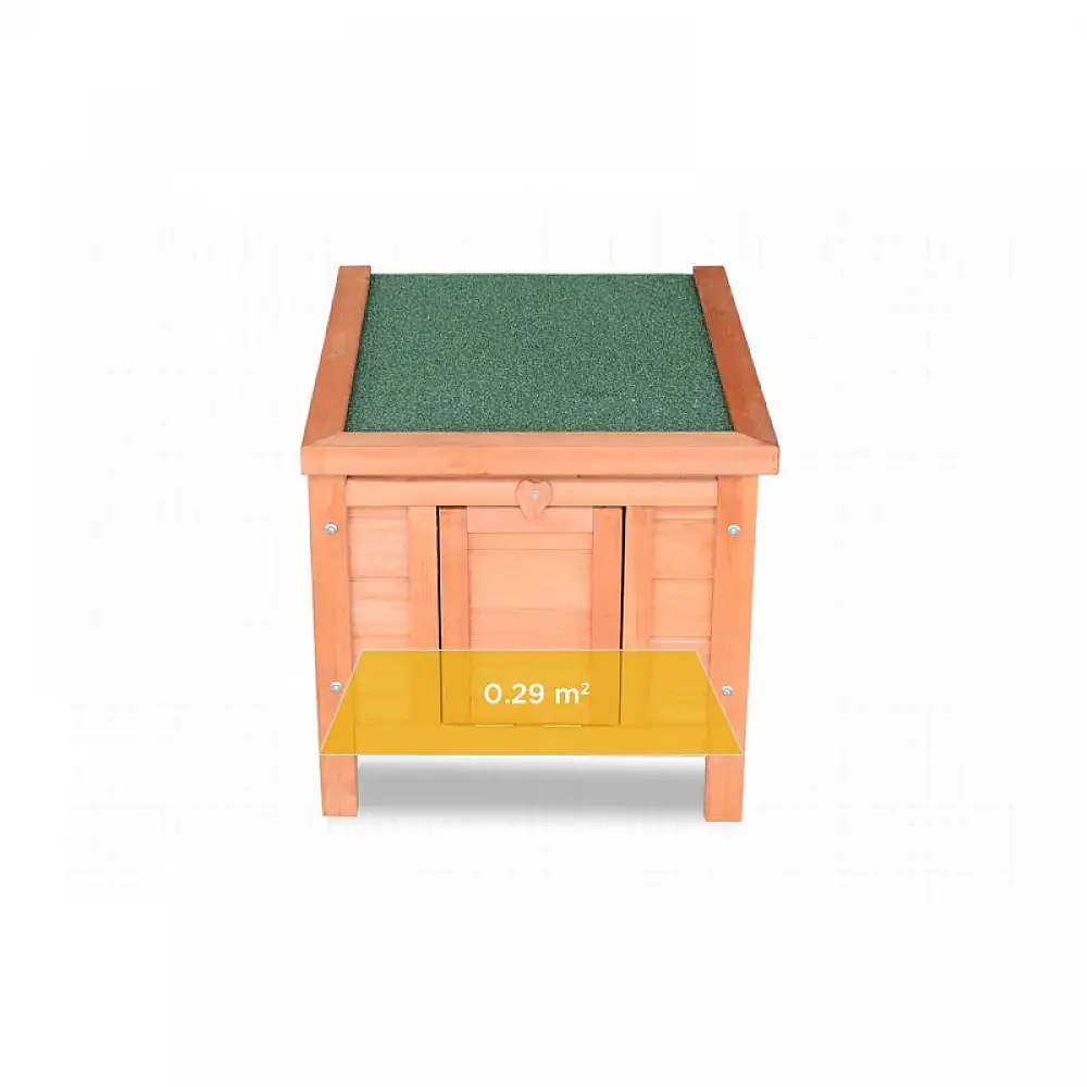 Ξύλινο Κλουβί Εξωτερικού Χώρου - Σπίτι Μικρών Ζώων 51 x 42 x 43 cm PawHut D2-0047