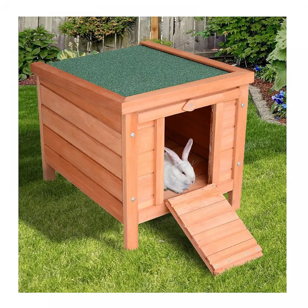 Ξύλινο Κλουβί Εξωτερικού Χώρου - Σπίτι Μικρών Ζώων 51 x 42 x 43 cm PawHut D2-0047