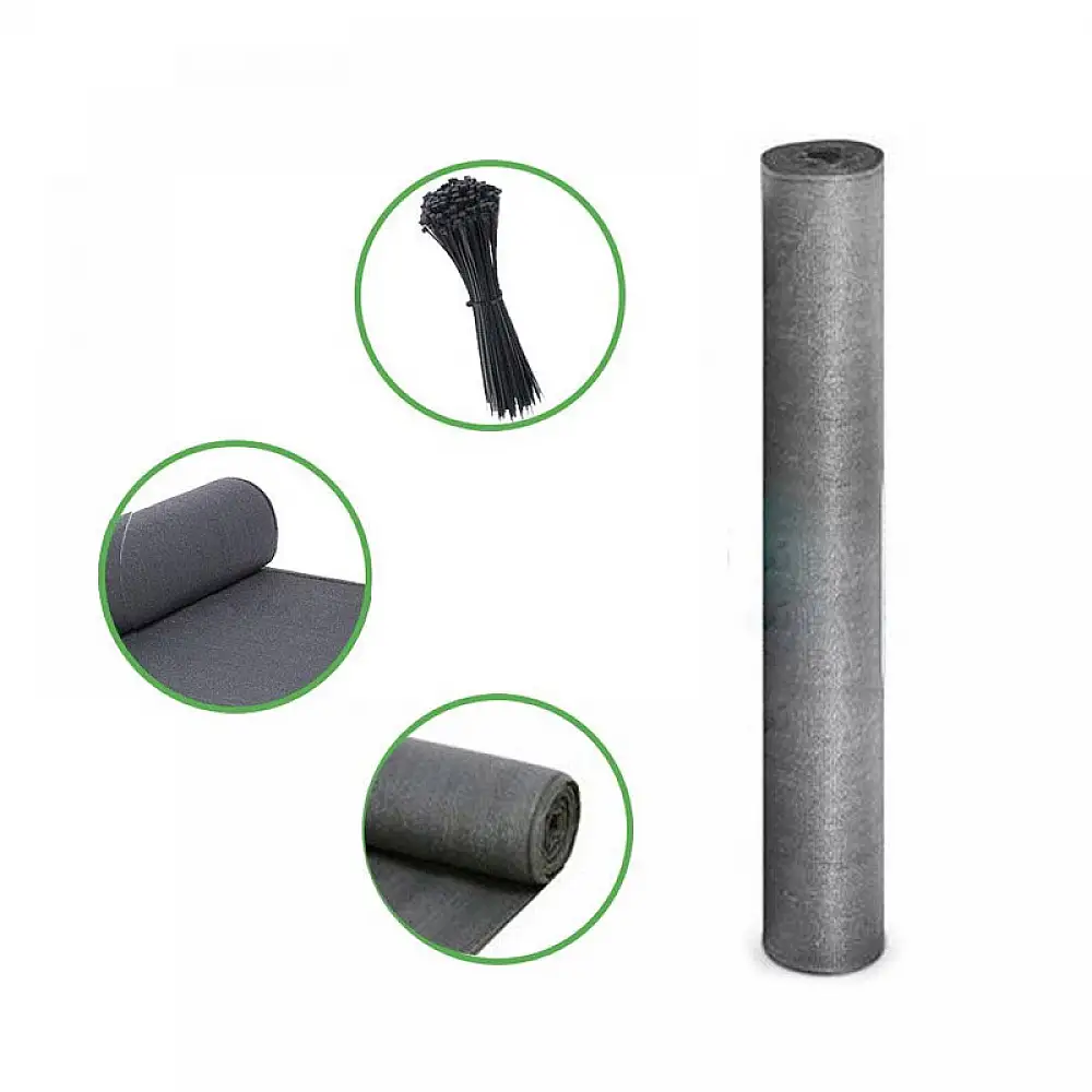 Ρολό Περίφραξης 1.5 x 10 m Χρώματος Γκρι Bass Polska BP-85951