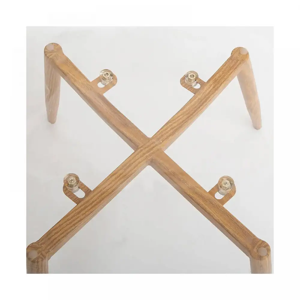 Σετ Καρέκλες Πολυπροπυλενίου με Ξύλινα Πόδια 47 x 53 x 83 cm 4 τμχ Atmosphera 157267