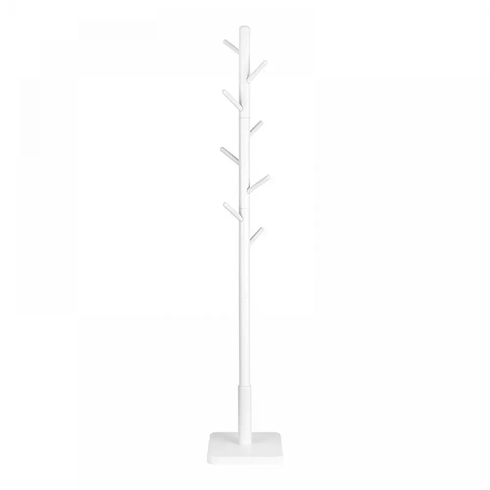 Ξύλινος Καλόγερος με 8 Γάντζους και Ρυθμιζόμενο Ύψος 30 x 30 x 175 cm VASAGLE RCR010W02