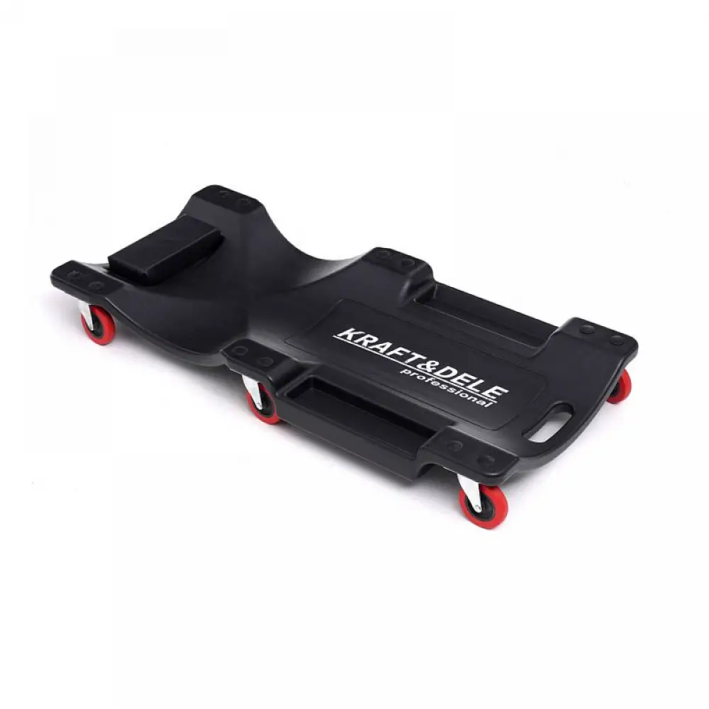 Ξαπλώστρα Συνεργείου με Μαξιλάρι και 6 Ροδάκια Kraft&Dele KD-350