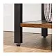 Μεταλλική Βιβλιοθήκη με 6 Ξύλινα Ράφια 66 x 30 x 186 cm VASAGLE LLS062B01