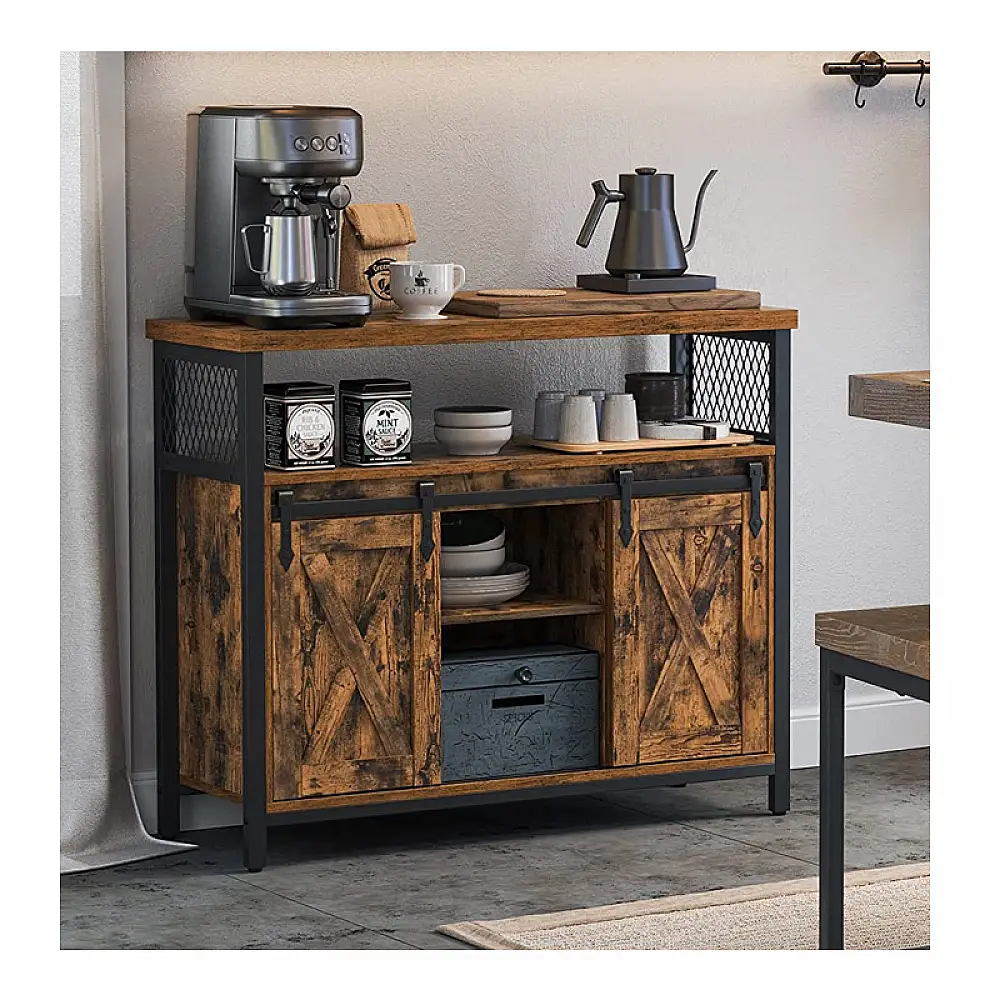 Μεταλλικός Μπουφές 100 x 33 x 80 cm VASAGLE LSC092B01