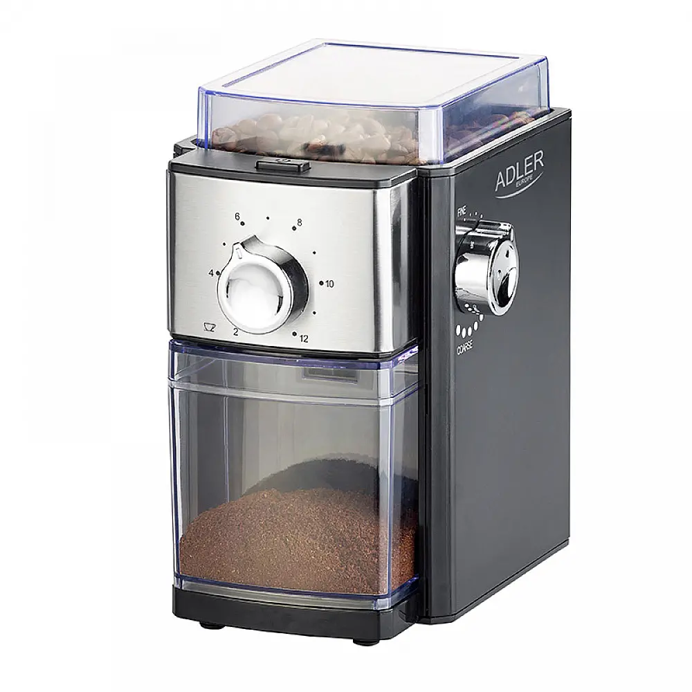 Ηλεκτρικός Μύλος Άλεσης Καφέ 300 W Burr Adler AD-4448