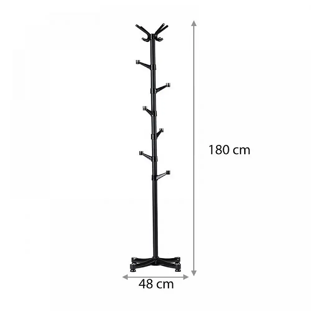 Μεταλλικός Καλόγερος 48 x 180 cm ModernHome YLT-0610-Black