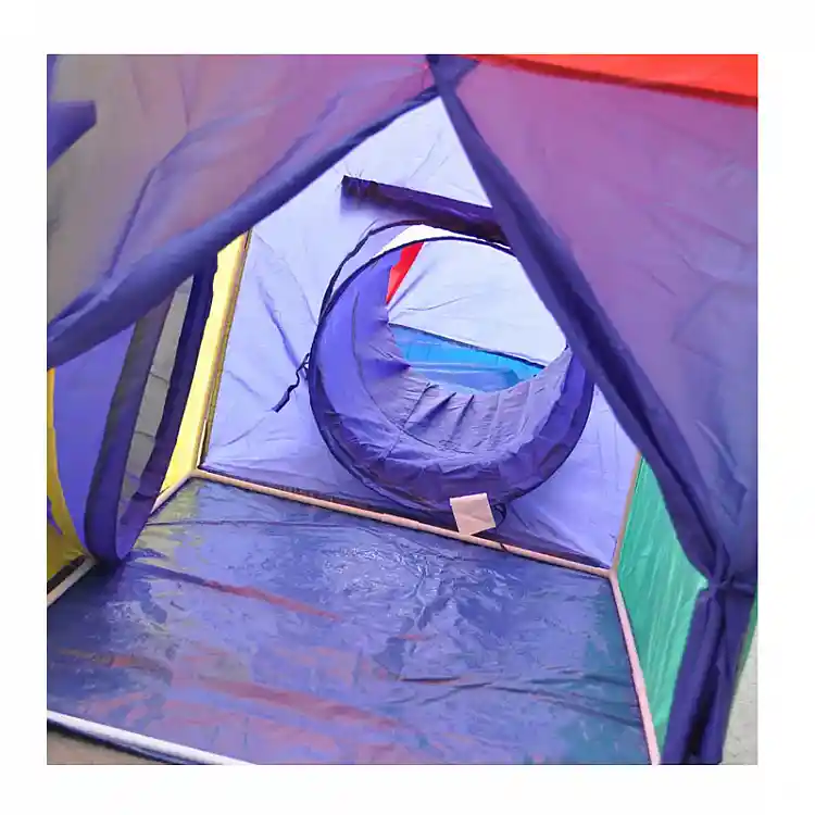 Σετ 3 Παιδικές Σκηνές με 2 Τούνελ Pop Up Πόλη 5 σε 1 Knorrtoys 8906