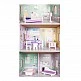 Ξύλινο Παιδικό Κουκλόσπιτο 3 Ορόφων 53.5 x 27 x 95 cm Anna Ecotoys 4121 Ξύλινο Παιδικό Κουκλόσπιτο 3 Ορόφων 53.5 x 27 x 95 cm Anna Ecotoys 4121