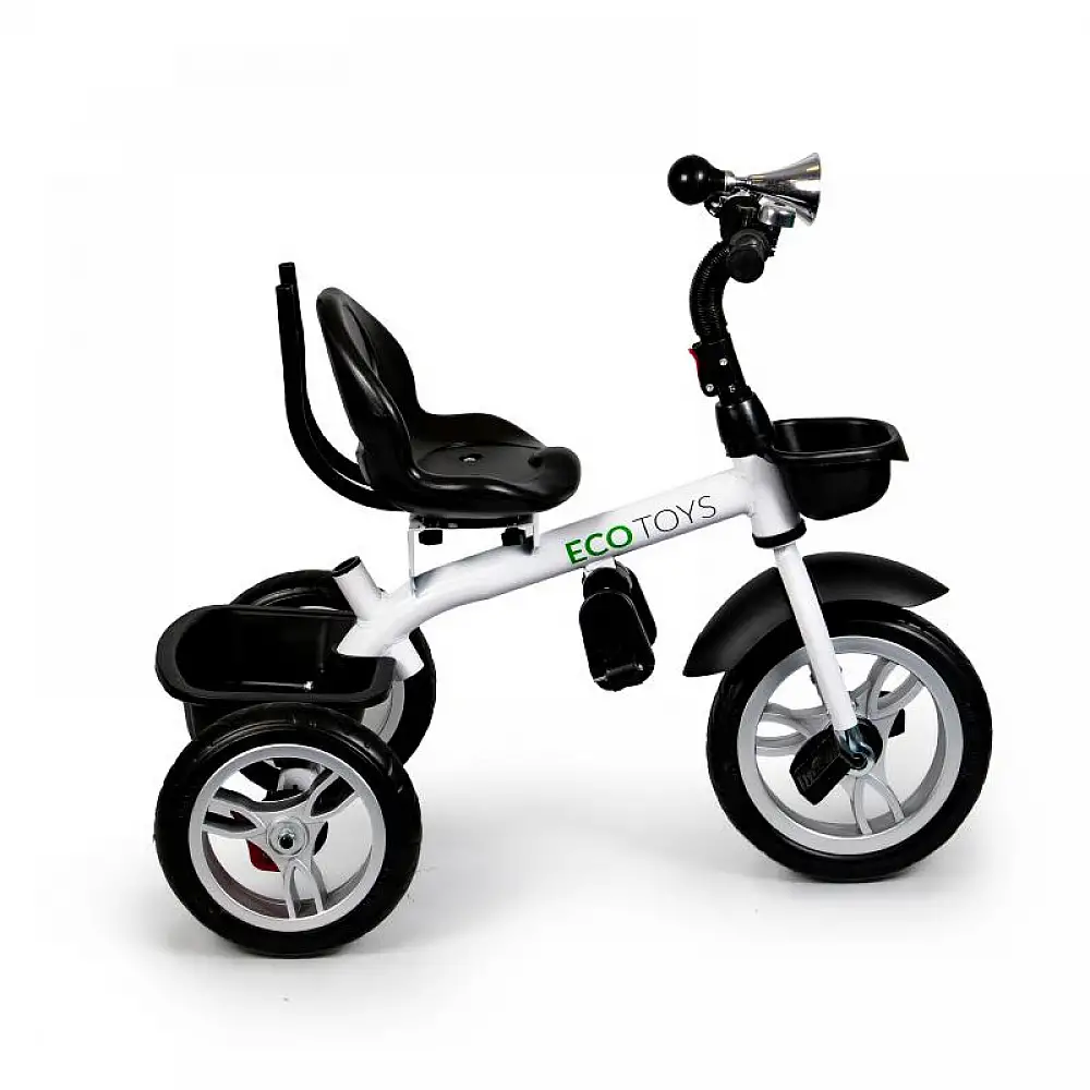 Τρίκυκλο Παιδικό Ποδήλατο - Καρότσι Χρώματος Ροζ Ecotoys JM-322-Pink