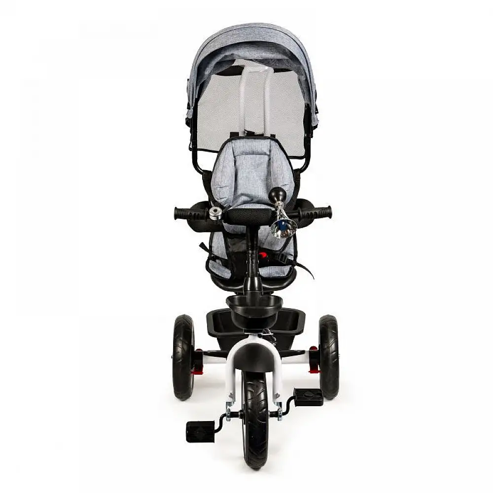 Τρίκυκλο Παιδικό Ποδήλατο - Καρότσι Χρώματος Γκρι Ecotoys JM-322-Grey