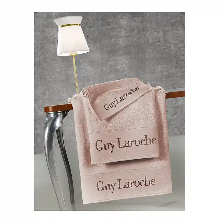 Σετ με 3 Πετσέτες Μπάνιου 100% Βαμβάκι Futura Old Pink Guy Laroche 1122090214010