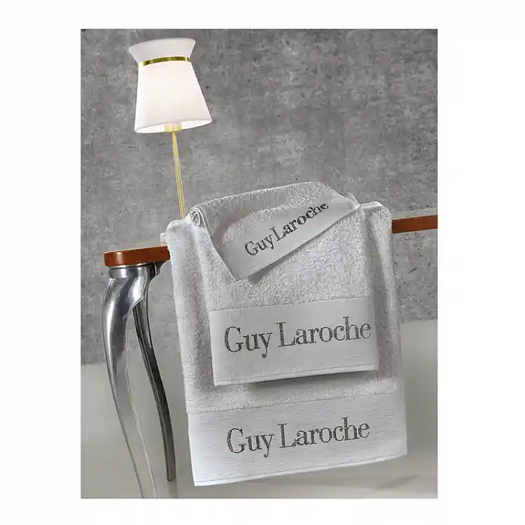 Σετ με 3 Πετσέτες Μπάνιου 100% Βαμβάκι Futura Silver Guy Laroche 1122090214009
