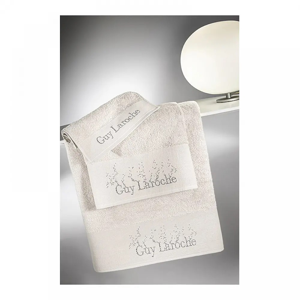 Σετ με 3 Πετσέτες Μπάνιου 100% Βαμβάκι Pandora Ivory Guy Laroche 1122090121029