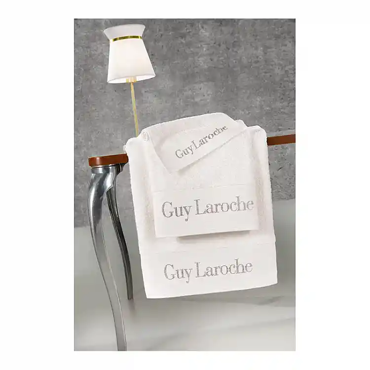 Σετ με 3 Πετσέτες Μπάνιου 100% Βαμβάκι Futura Ivory Guy Laroche 1122090214008