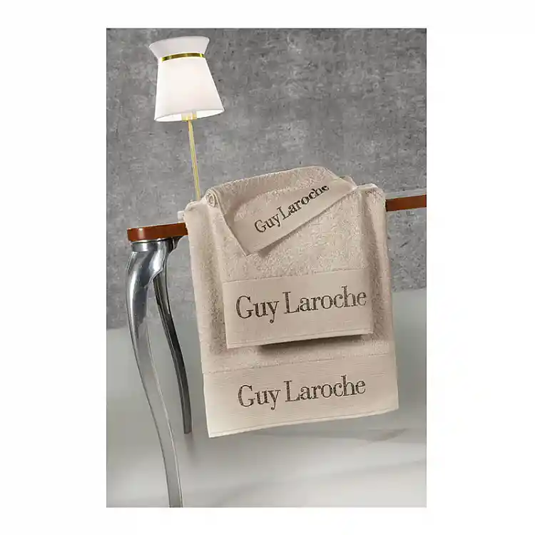 Σετ με 3 Πετσέτες Μπάνιου 100% Βαμβάκι Futura Natural Guy Laroche 1122090214007