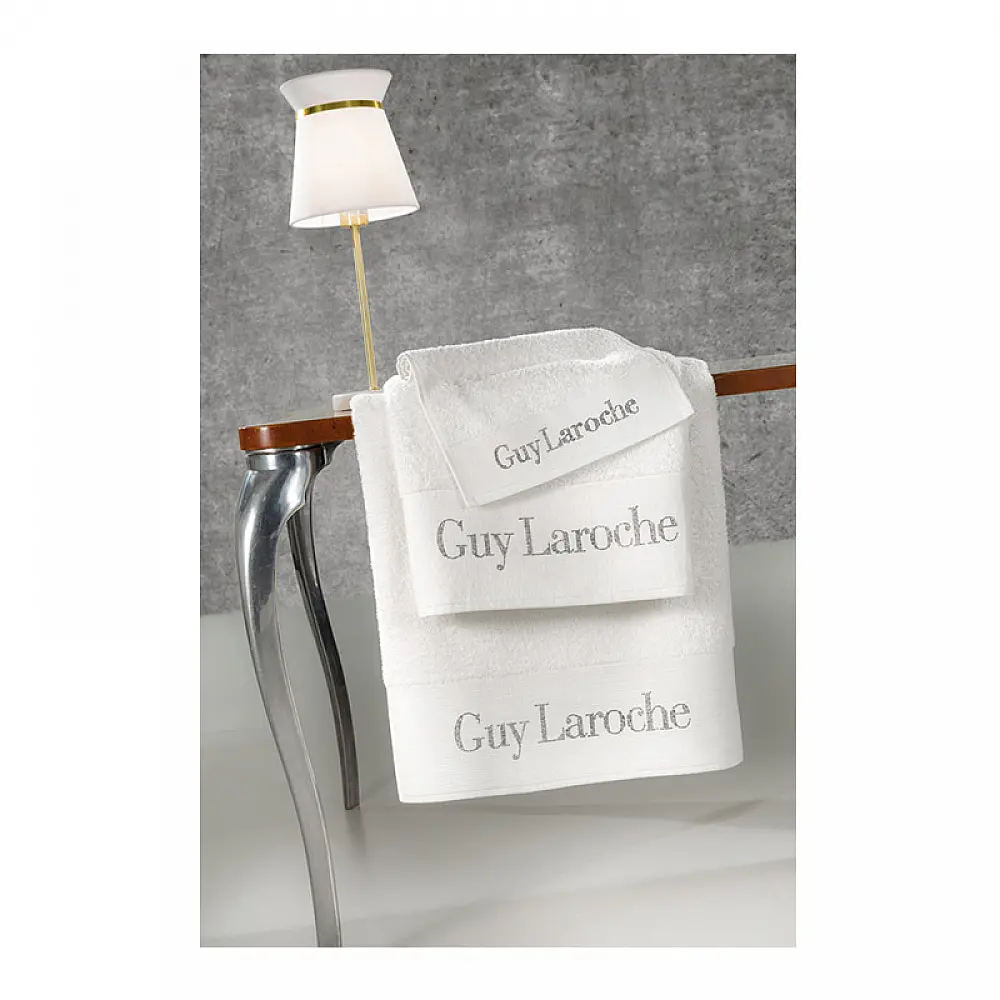 Σετ με 3 Πετσέτες Μπάνιου 100% Βαμβάκι Futura White Guy Laroche 1122090214006