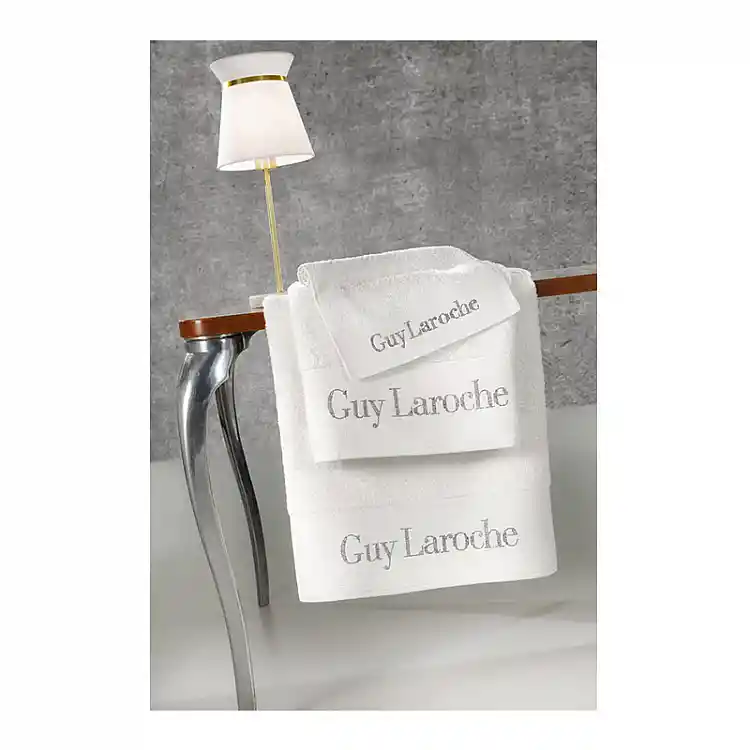 Σετ με 3 Πετσέτες Μπάνιου 100% Βαμβάκι Futura White Guy Laroche 1122090214006