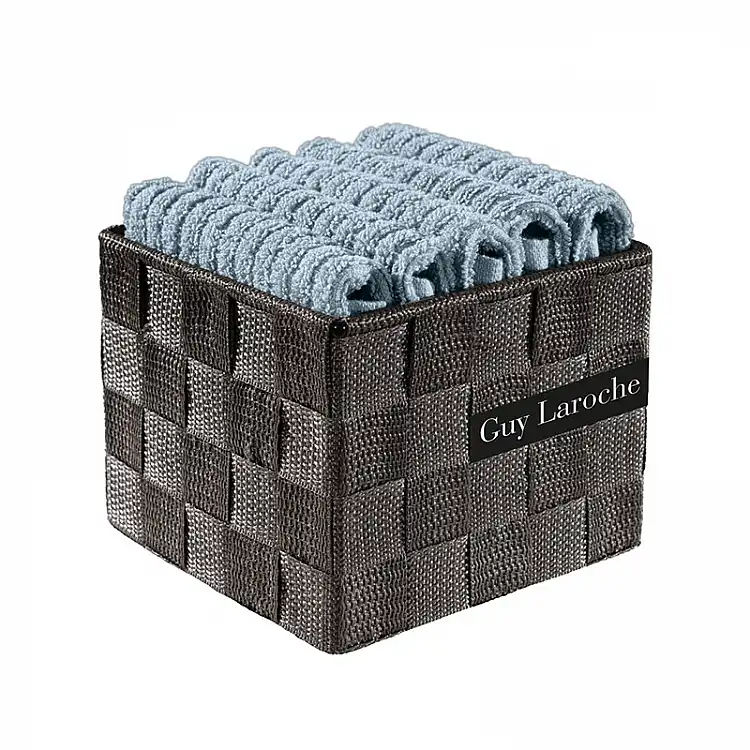 Σετ Πετσέτες 100% Βαμβάκι 30 x 30 cm 5 τμχ σε Κουτί Sky Be My Guest Guy Laroche 1122086220000-Sky