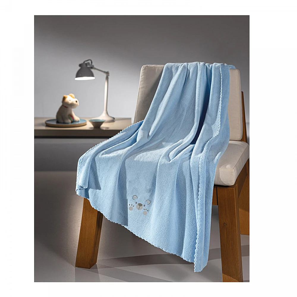 Βρεφική Κουβέρτα Κούνιας 100 x 140 cm Baby Bear Fleece Ciel Guy Laroche 1113086120006